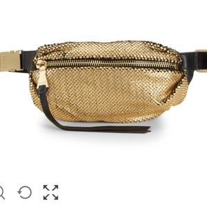 Aimee Kestenberg Metallic  Snakeskin Bum Bag